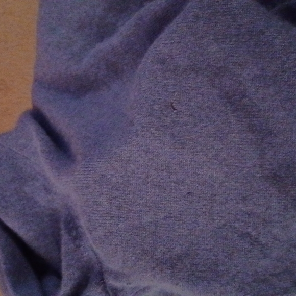 Double Cashmere Mock Neck Sweater • Charter Club • Purple • Size XL - Picture 9 of 10